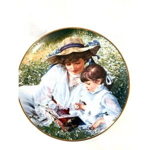 Once Upon a Time 1985 Reco Collection Plate Numbered 3994 Mothers Day